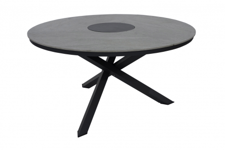 Kenora matbord Ø130 H73 cm antracit Brafab