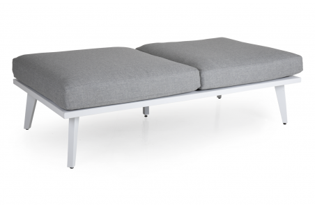 Villac sittdel vit/pearl grey Brafab