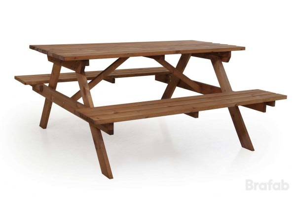 Sandhamn picnicset 149x71 cm brun Brafab