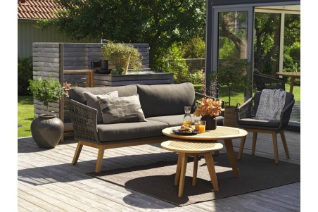 Kastos soffbord Ø90xH50 natur Brafab